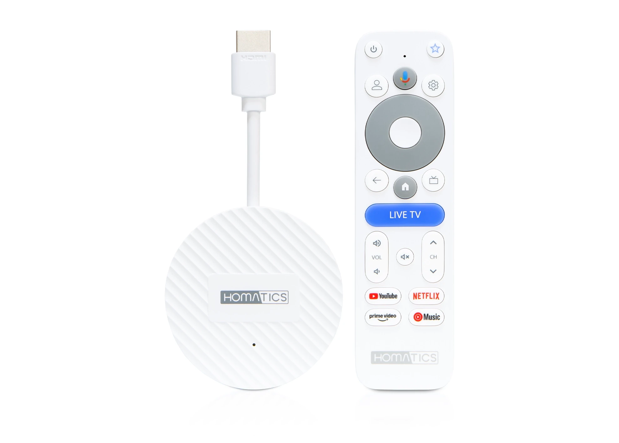 Homatics Dongle 4K V2 Google TV 14. Multimedijos grotuvas.