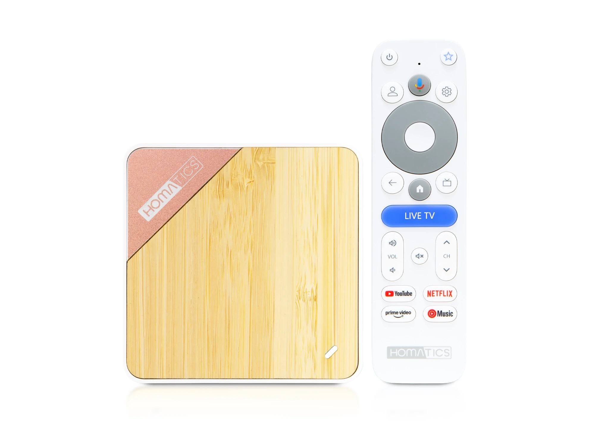 Homatics Box 4K PRO V2 Google TV 14. AI-SR. Multimedijos grotuvas. - Image 2