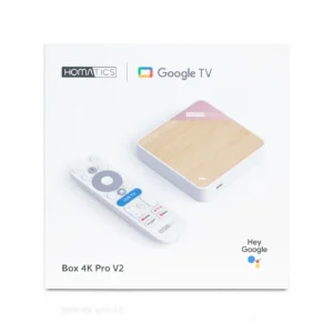 Homatics Box 4K PRO V2 Google TV 14. AI-SR. Multimedijos grotuvas.